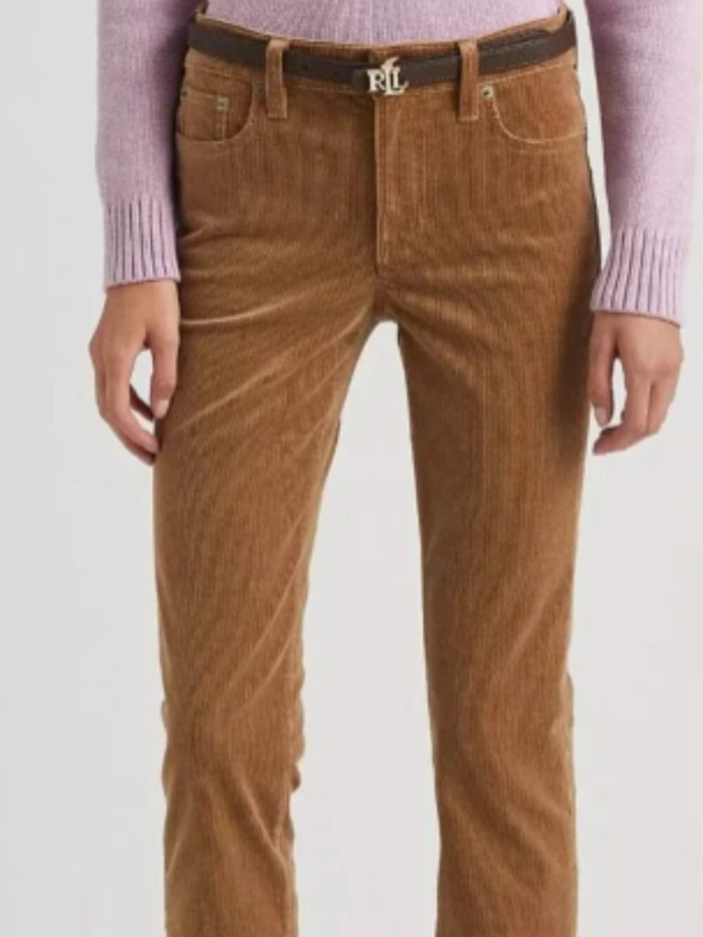 Lauren Ralph Lauren Mid-Rise Corduroy Pant